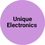 Business logo of Unique electronics