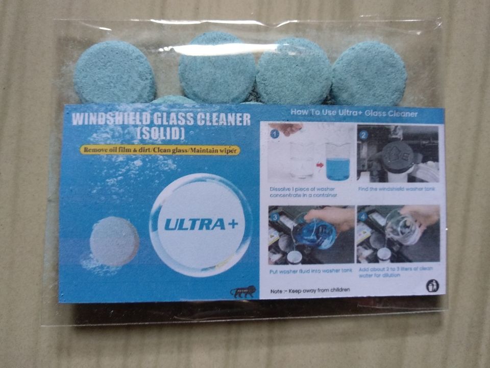 Glass cleaning tablet uploaded by business on 2/22/2021