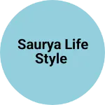 Business logo of SAURYA LIFE STYLE