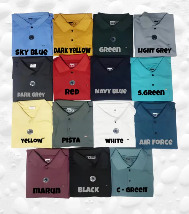 Metty- poloknit collar   t shirts  uploaded by Bhadra shrre t shirt hub on 2/21/2023