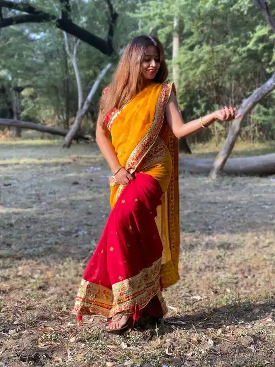 Georgette saree  uploaded by Divya Fashion on 2/21/2023