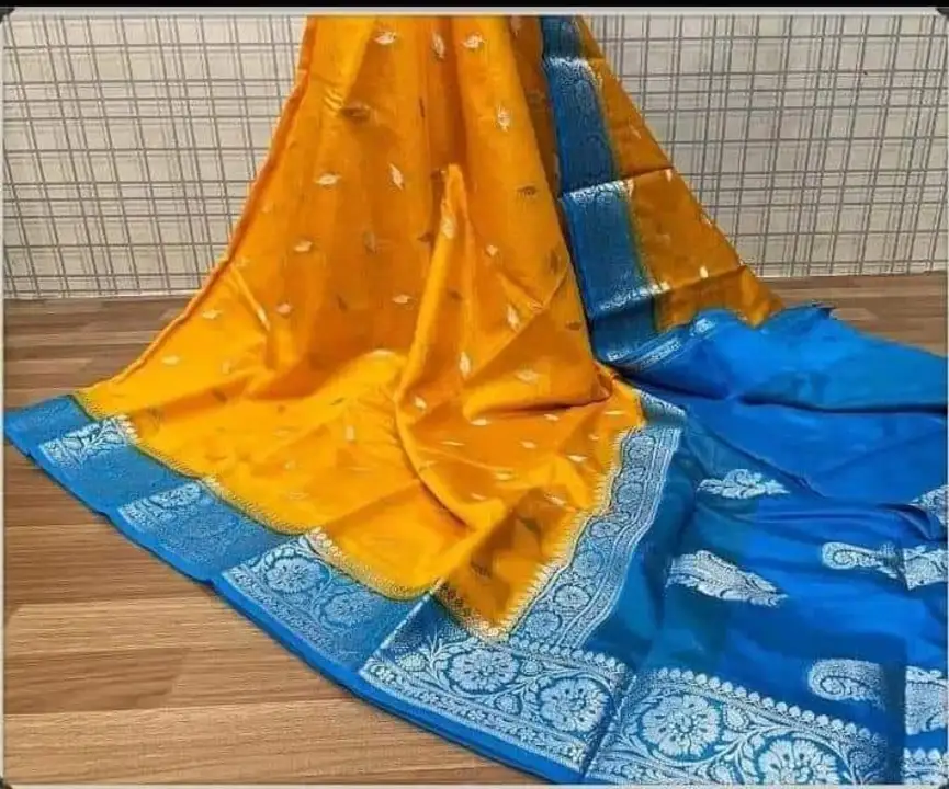 Siffon khaddi handloom silk pure 100 real silk uploaded by business on 2/21/2023