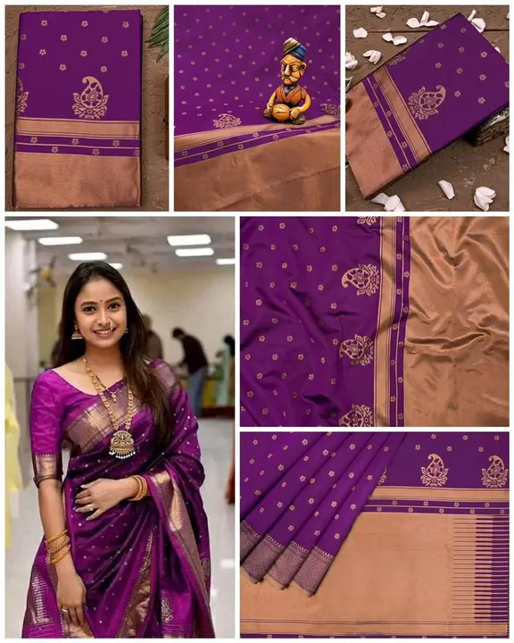 Banarasi silk saree  uploaded by Ekveera Fashion on 2/21/2023
