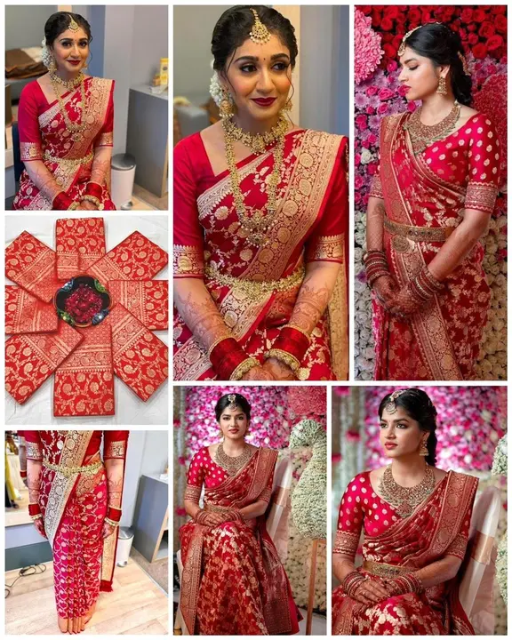 Banarasi silk saree  uploaded by Ekveera Fashion on 2/21/2023