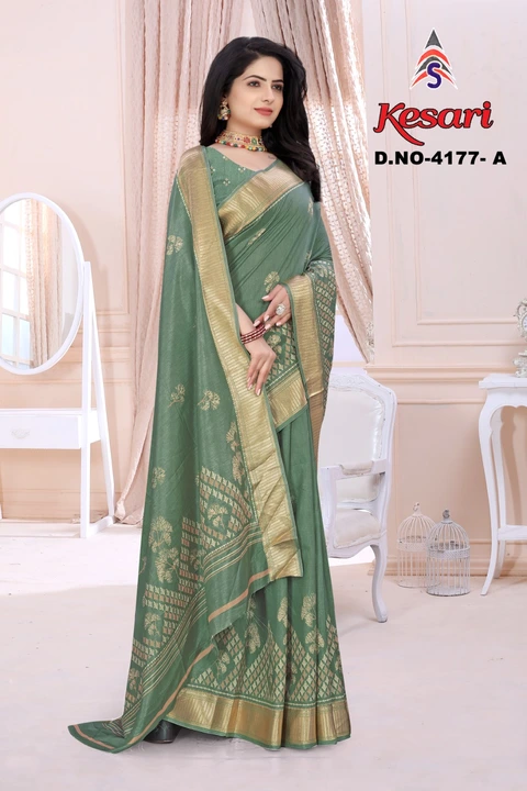 Kesri Premium Quality Sarees  uploaded by Karuna Saree Centre Surat on 2/21/2023