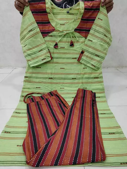 Khadi cotton kurti  uploaded by Sm Saree Collection on 2/21/2023