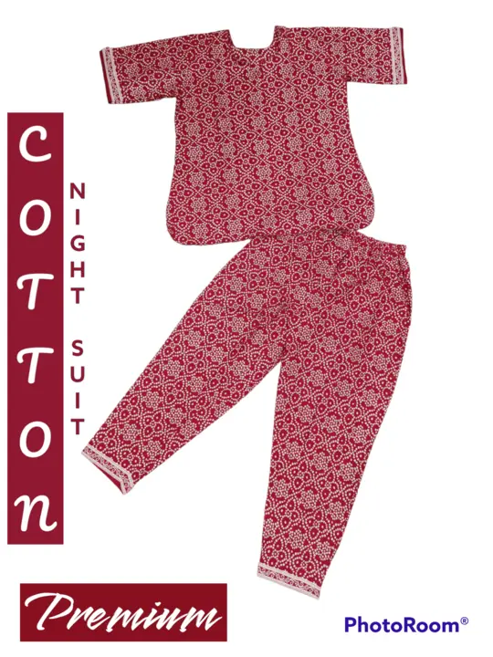 Cotton night suit uploaded by Fashion Display on 2/21/2023