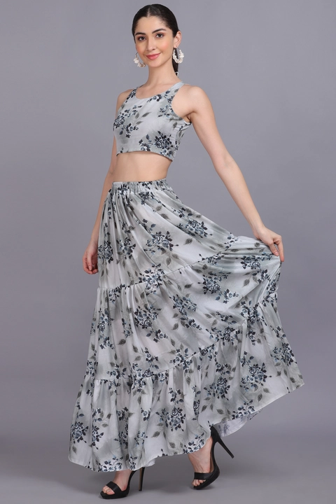 Two Piece Long Dress uploaded by Sugeeta Apparels on 2/21/2023