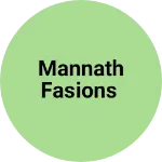 Business logo of MANNATH FASIONS