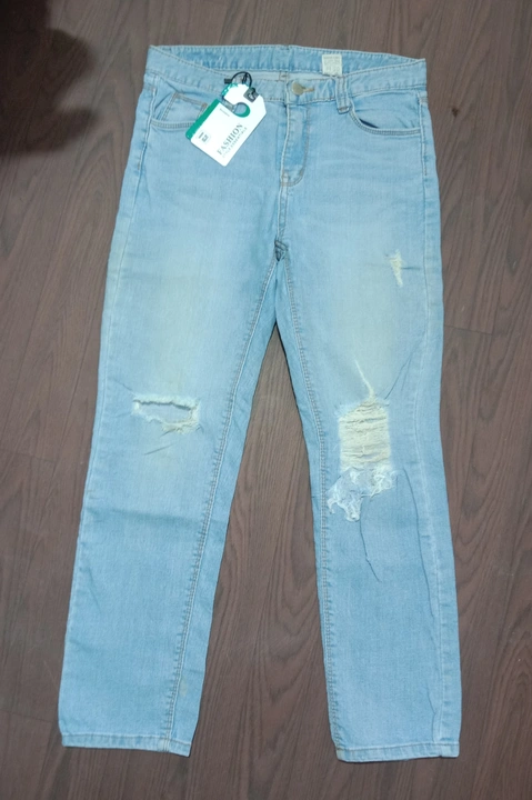 Export quality denim jeans minimum order 30 pice uploaded by Toska enterprises on 2/21/2023