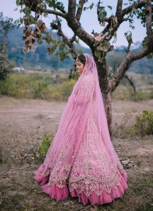 Pink Color Wedding Bridal Lehengas Choli  uploaded by Ashokawholesellarfashionstore on 2/21/2023