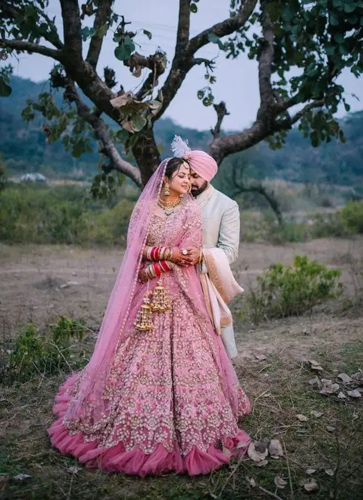 Pink Color Wedding Bridal Lehengas Choli  uploaded by Ashokawholesellarfashionstore on 2/21/2023