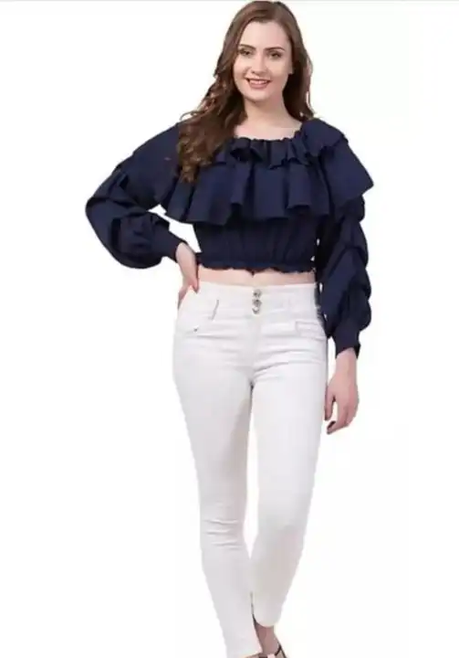 Frill top  uploaded by Chaudhary fashion on 2/21/2023
