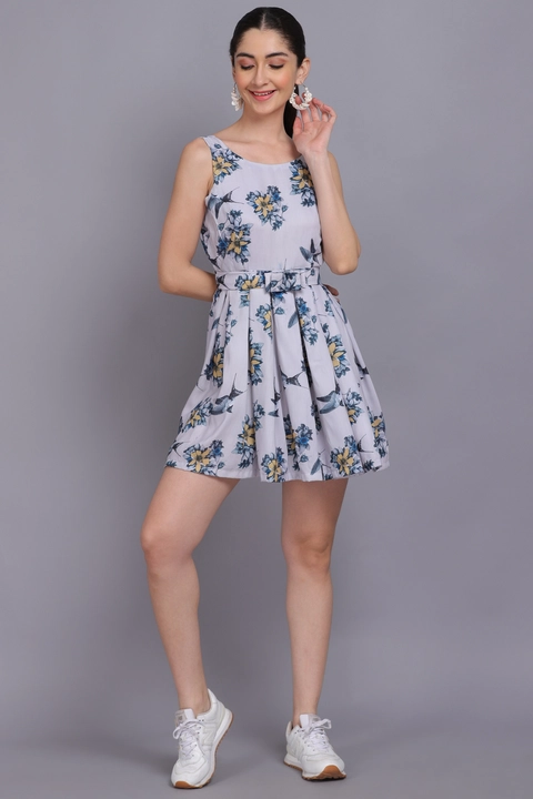 Floral Fit & Flare Dress uploaded by business on 2/21/2023