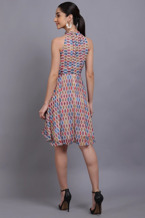 Neckline Halter Sleeve Dress uploaded by Sugeeta Apparels on 2/21/2023