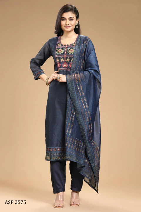 Blue Exclusive Salwar Suit  uploaded by business on 2/21/2023