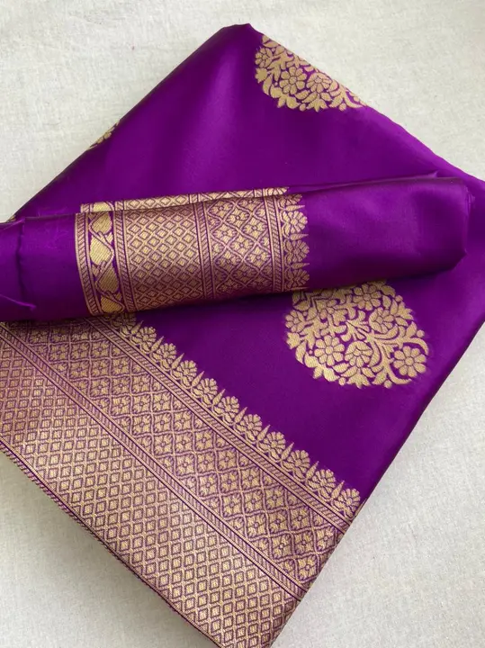 Party Wear Banarasi soft saree uploaded by DHANANJAY CREATIONS on 2/21/2023