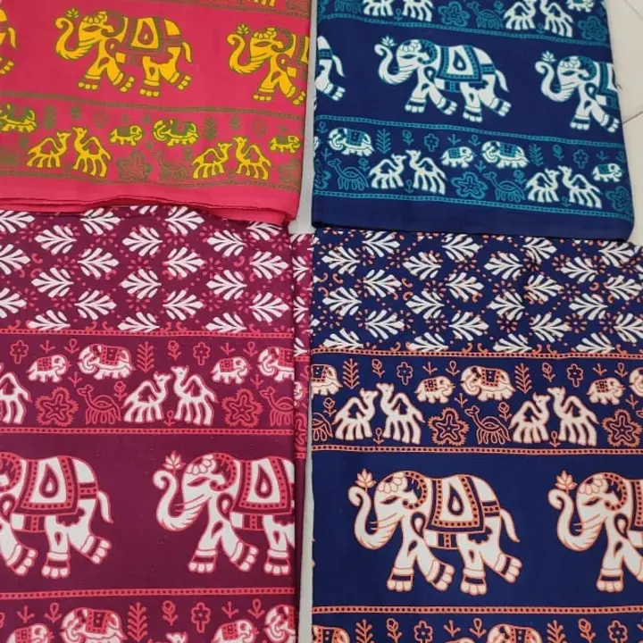 Product image with price: Rs. 750, ID: bedsheets-rajasthani-jaipuri-traditional-printed-pure-cotton-king-size-double-bed-bedshe-ea2d0563
