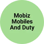 Business logo of Mobiz mobiles and duty paid shop