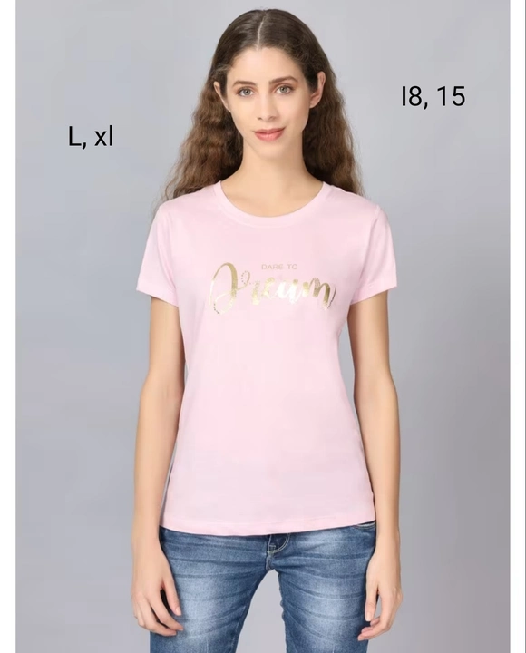Women's tshirts cod avl uploaded by SS fashions on 2/21/2023