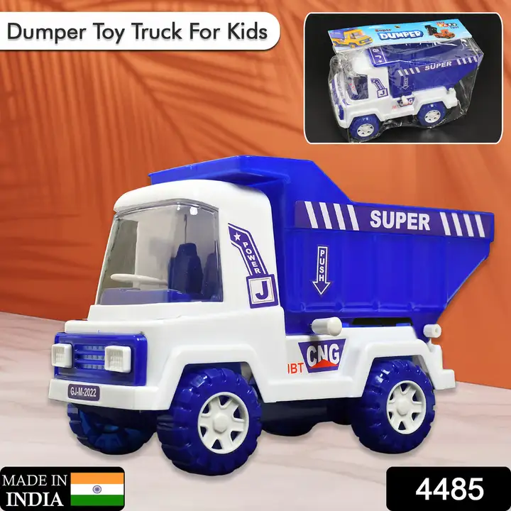 4485 BIG SIZE FRICTION POWERED DUMPER TOY TRUCK FOR KIDS. | WITH OPENING CONTAINER FEATURE. | STRONG uploaded by DeoDap on 2/21/2023