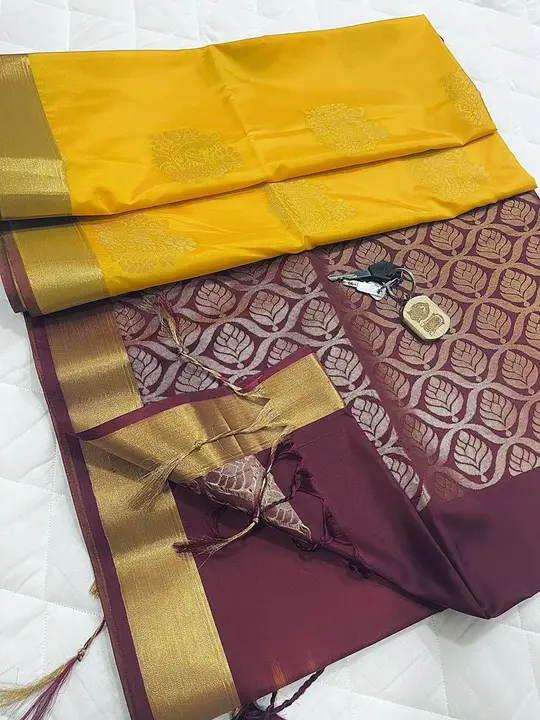 Soft silk saree uploaded by Pinki collection on 2/21/2023