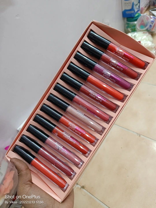 Huda lipstick box  uploaded by Shree Balaji Beauty & Care on 2/21/2023