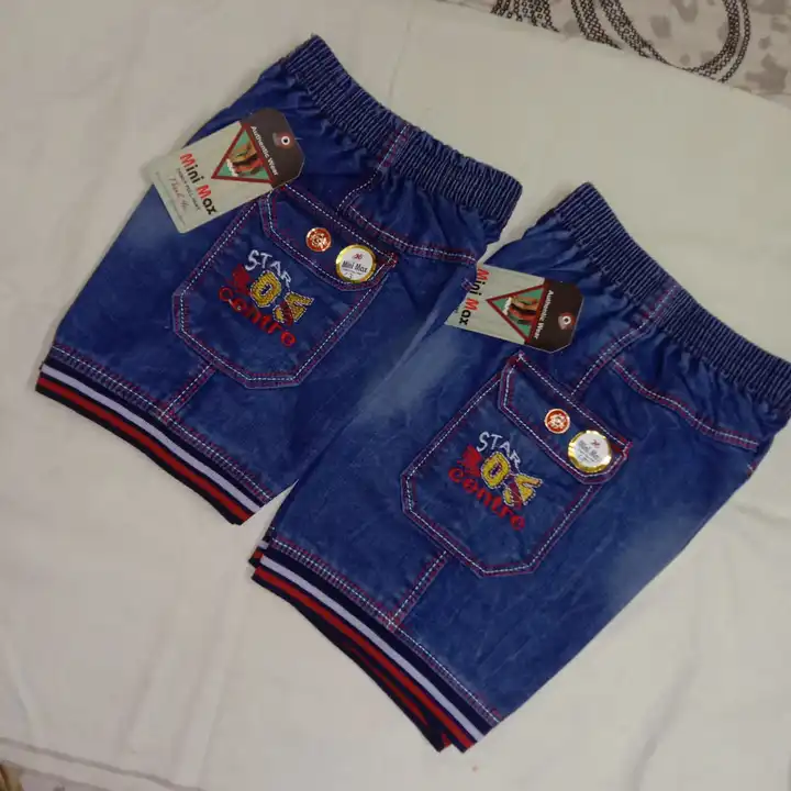 Product image with price: Rs. 90, ID: kids-jeans-half-pant-26c69835
