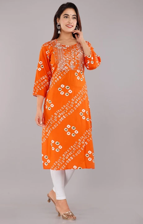 Premium  hand work  embroidery heavy work Kurtis uploaded by Shree Dayal and Company on 2/21/2023