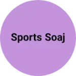 Business logo of Sports soaj