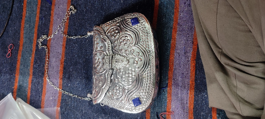 Brass metal purse uploaded by C Handicrafts chandra on 2/21/2023