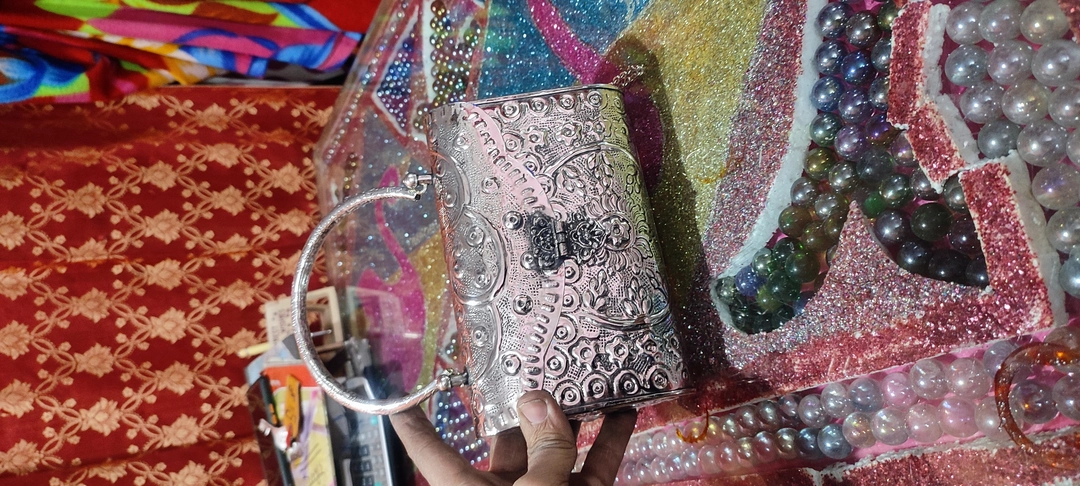 Brass metal purse uploaded by C Handicrafts chandra on 2/21/2023