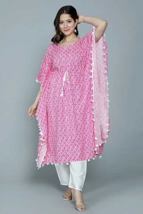 Trendy Premium Quality Kaftan with Pant Set uploaded by Shree Dayal and Company on 2/21/2023