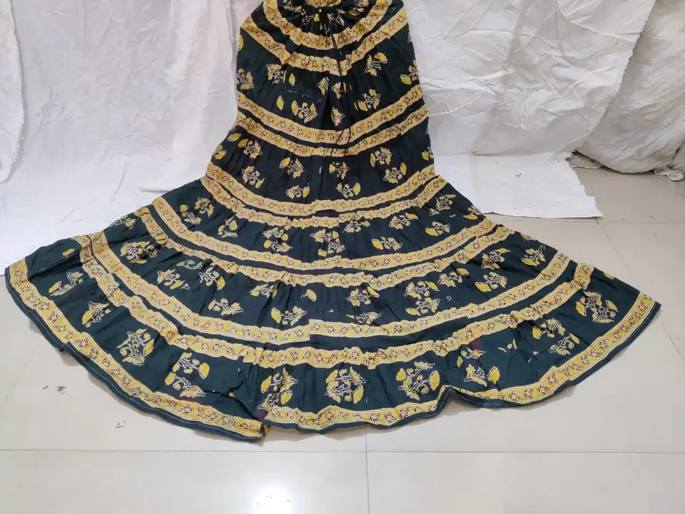 Trendy Premium Quality Long 2 Meter Flair Skirt uploaded by Shree Dayal and Company on 5/21/2024
