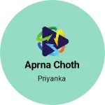 Business logo of Aprna choth
