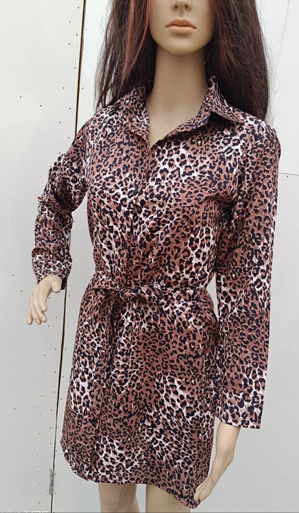 Tiger print midi  uploaded by Armaan collections on 2/22/2023