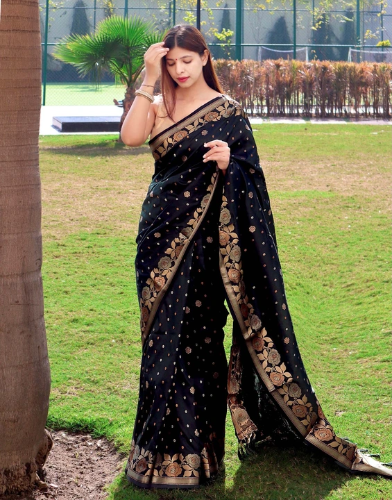 Soft silk saree uploaded by Classic collection  on 2/22/2023