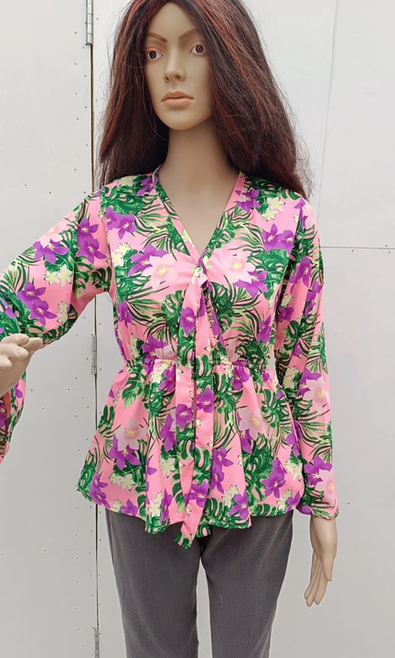 Multicolour floral print tunic  uploaded by Armaan collections on 5/30/2024