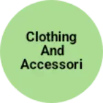 Business logo of Clothing and accessories