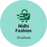 Business logo of Nidhi fashion and style