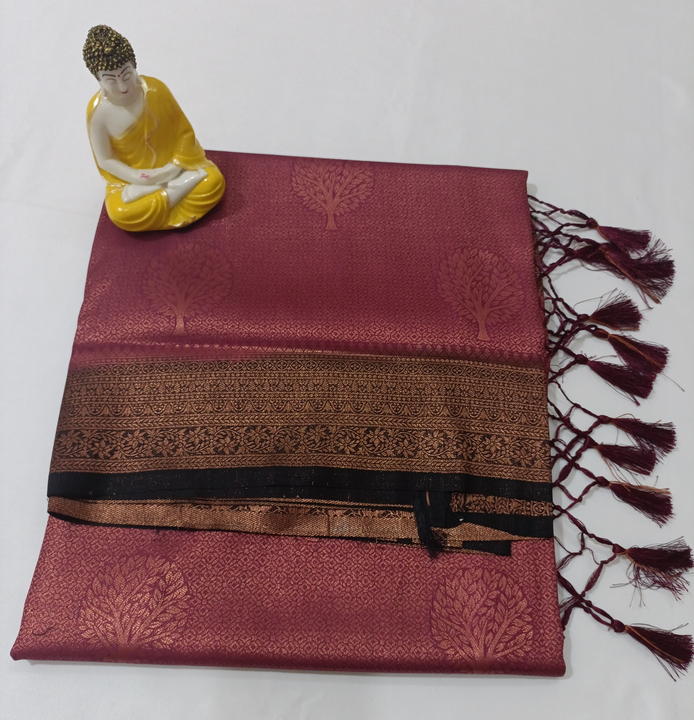 Copper soft silk sarees  uploaded by LIKESH SILK SAREES on 2/22/2023