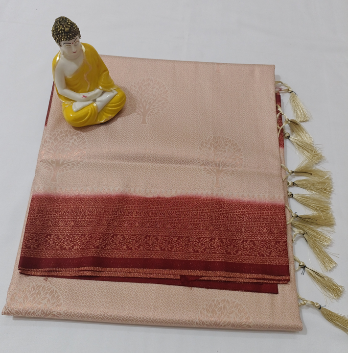 Copper soft silk sarees  uploaded by LIKESH SILK SAREES on 2/22/2023