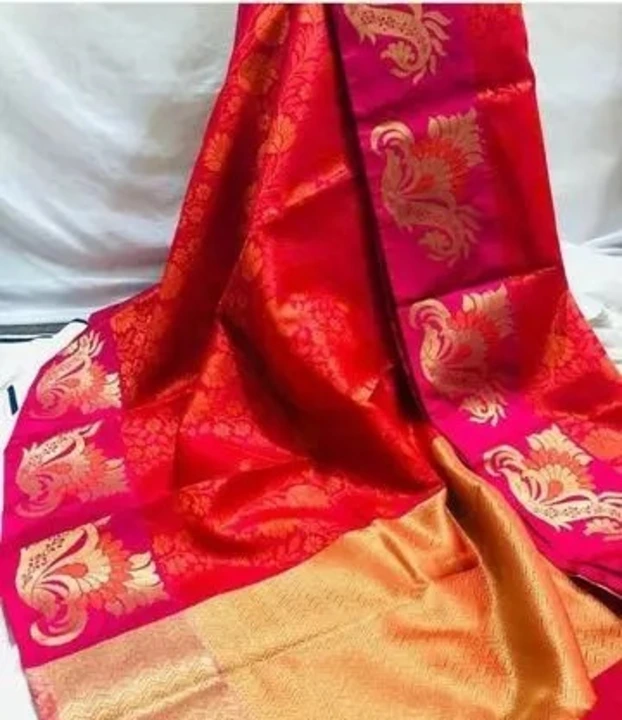 Banarsi Kora muslin tanchoi silk saree  uploaded by SS SILK SAREE on 2/22/2023