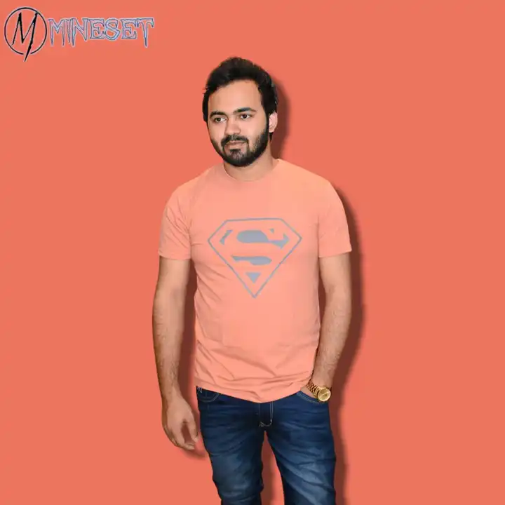 Rust superman printed t-shirt  uploaded by MineSet fashion on 5/19/2024