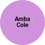Business logo of Amba cole