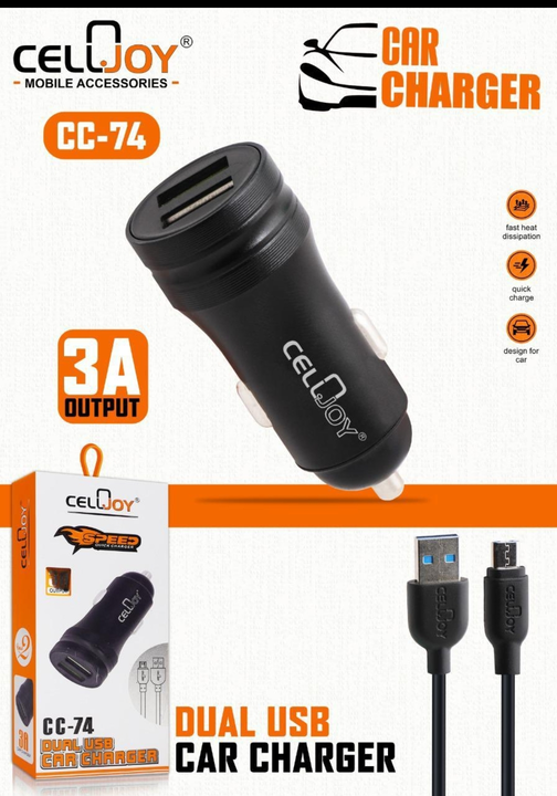 CC74 Dual USB Car Charger.  uploaded by Collection India Enterprise on 5/29/2024