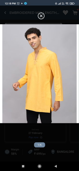 Kurta  uploaded by Red And white Men's Wear on 2/22/2023