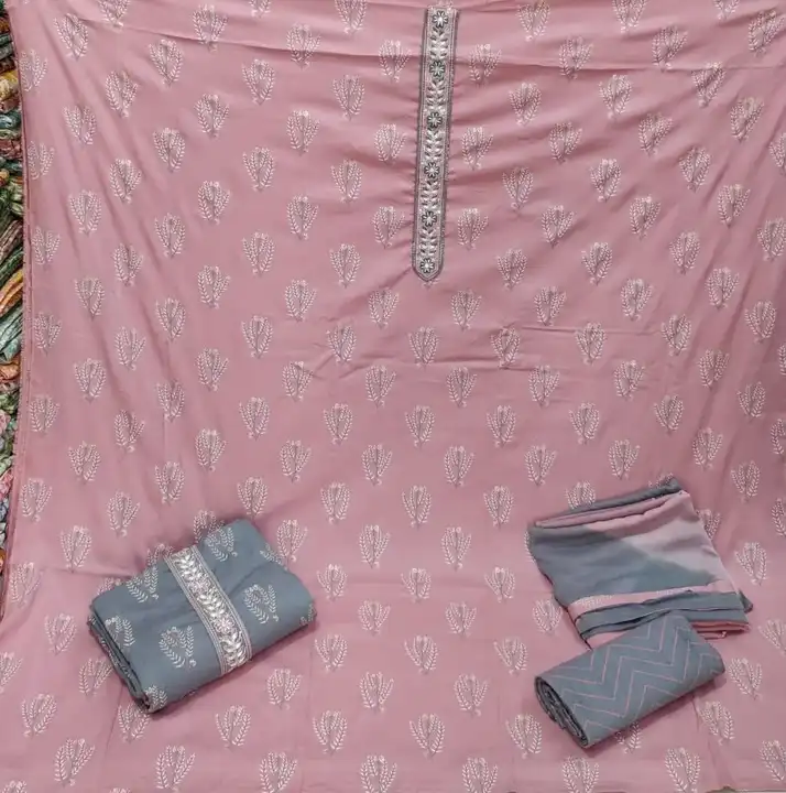 reyon cotton dress material  uploaded by S R FASHION on 2/22/2023