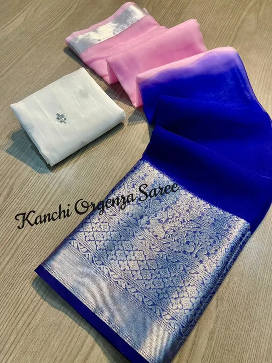 Kanchi organza sarees 🔥 uploaded by Candy TEXTILE on 2/22/2023