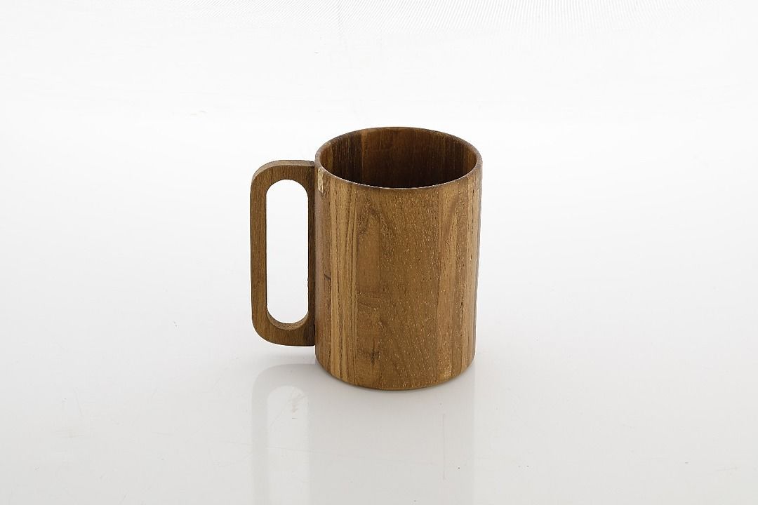 Product image with price: Rs. 290, ID: tiik-saagwan-wooden-coffee-mug-706872b4